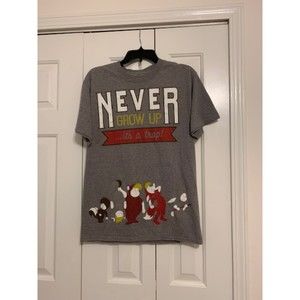 Never Grow Up Disney Parks Tshirt M